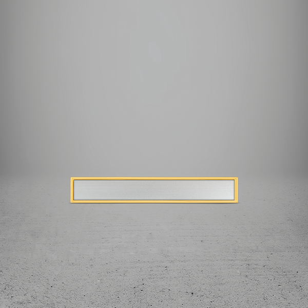 FRAME/INSERT Metal 10 Rectangular Blank