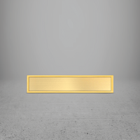 FRAME/INSERT Metal 20 Rectangular Blank