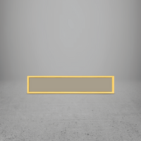 FRAME/INSERT Metal 20 Rectangular Blank