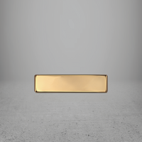 Metal 2I Solid Rectangular Blank