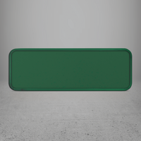 FRAME/INSERT Plastic 42 Rectangular Blank