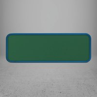 FRAME/INSERT Plastic 42 Rectangular Blank
