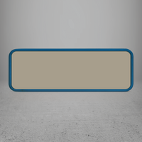 FRAME/INSERT Plastic 42 Rectangular