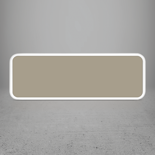 FRAME/INSERT Plastic 42 Rectangular Blank