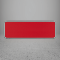 FRAME/INSERT Plastic 42 Rectangular Blank