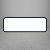 FRAME/INSERT Plastic 42 Rectangular Blank