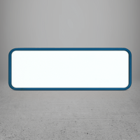 FRAME/INSERT Plastic 42 Rectangular Blank