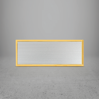 FRAME/INSERT Metal 52 Rectangular Blank
