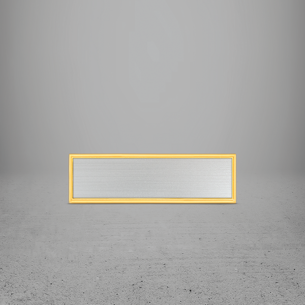 FRAME/INSERT Metal 55 Rectangular Blank