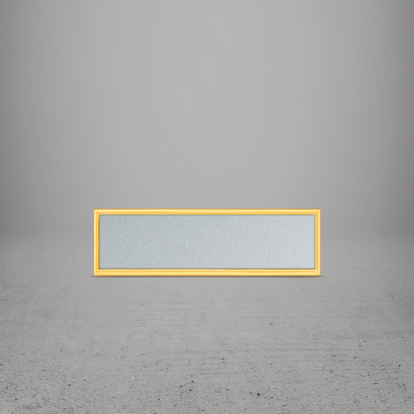 FRAME/INSERT Metal 55 Rectangular Blank