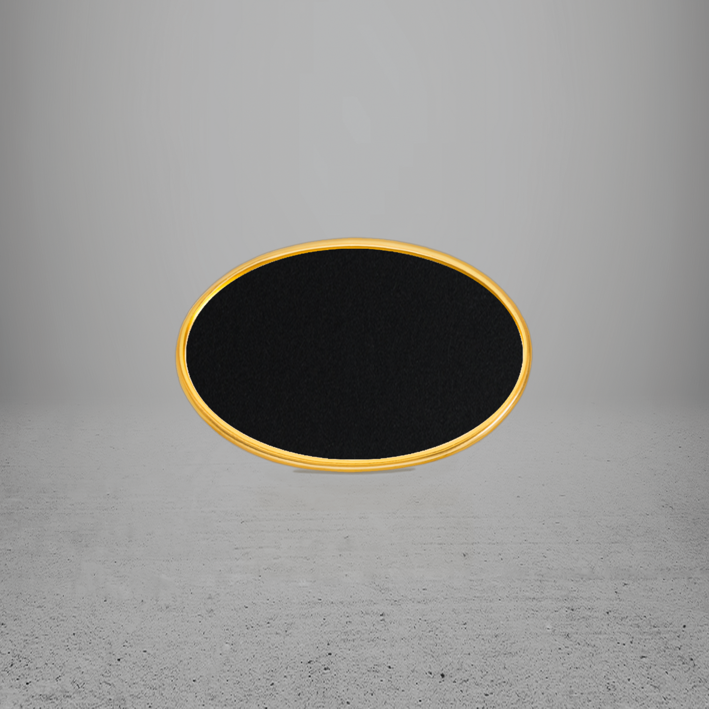 FRAME/INSERT Metal 57 Oval Blank