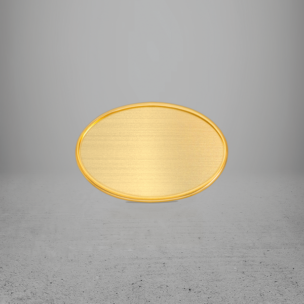 FRAME/INSERT Metal 57 Oval Blank