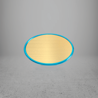 FRAME/INSERT Metal 57 Oval Blank