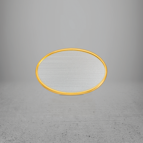 FRAME/INSERT Metal 57 Oval Blank