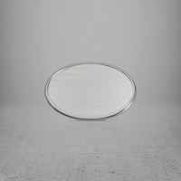 FRAME/INSERT Metal 57 Oval Blank