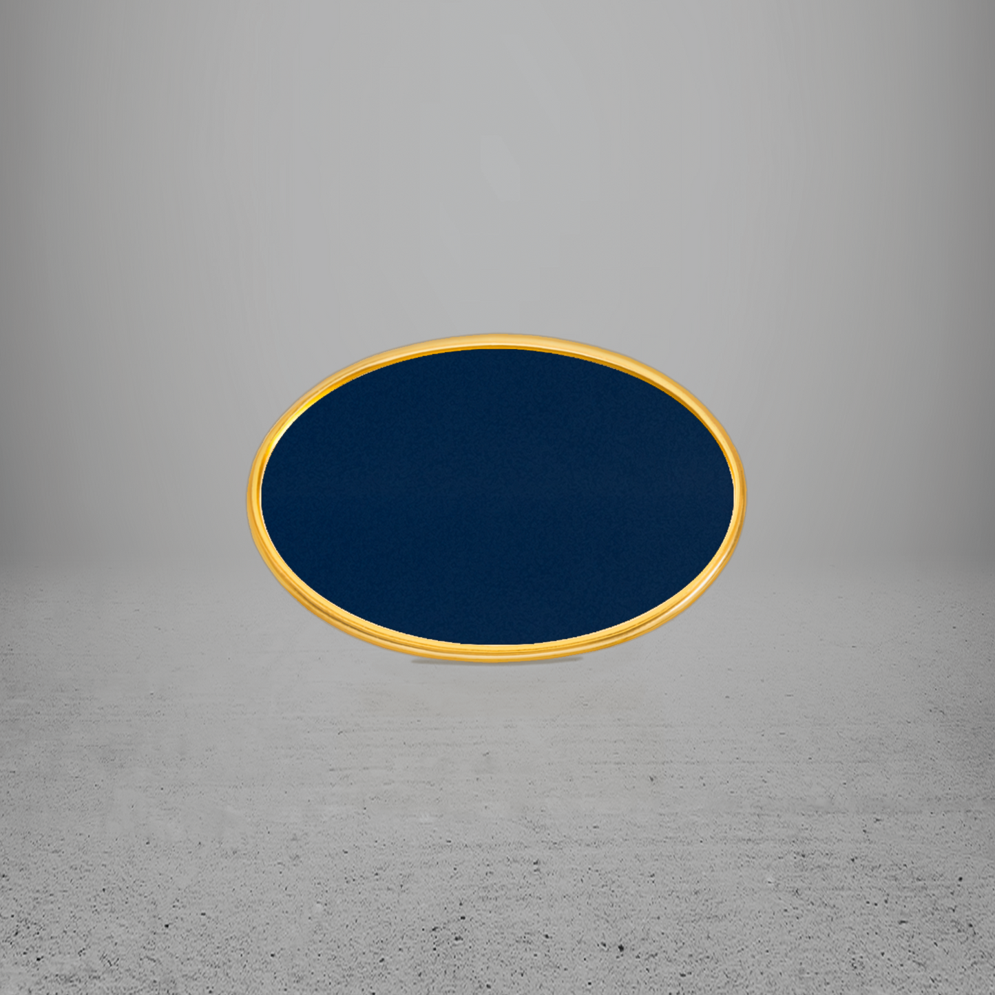 FRAME/INSERT Metal 57 Oval Blank