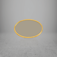 FRAME/INSERT Metal 57 Oval Blank