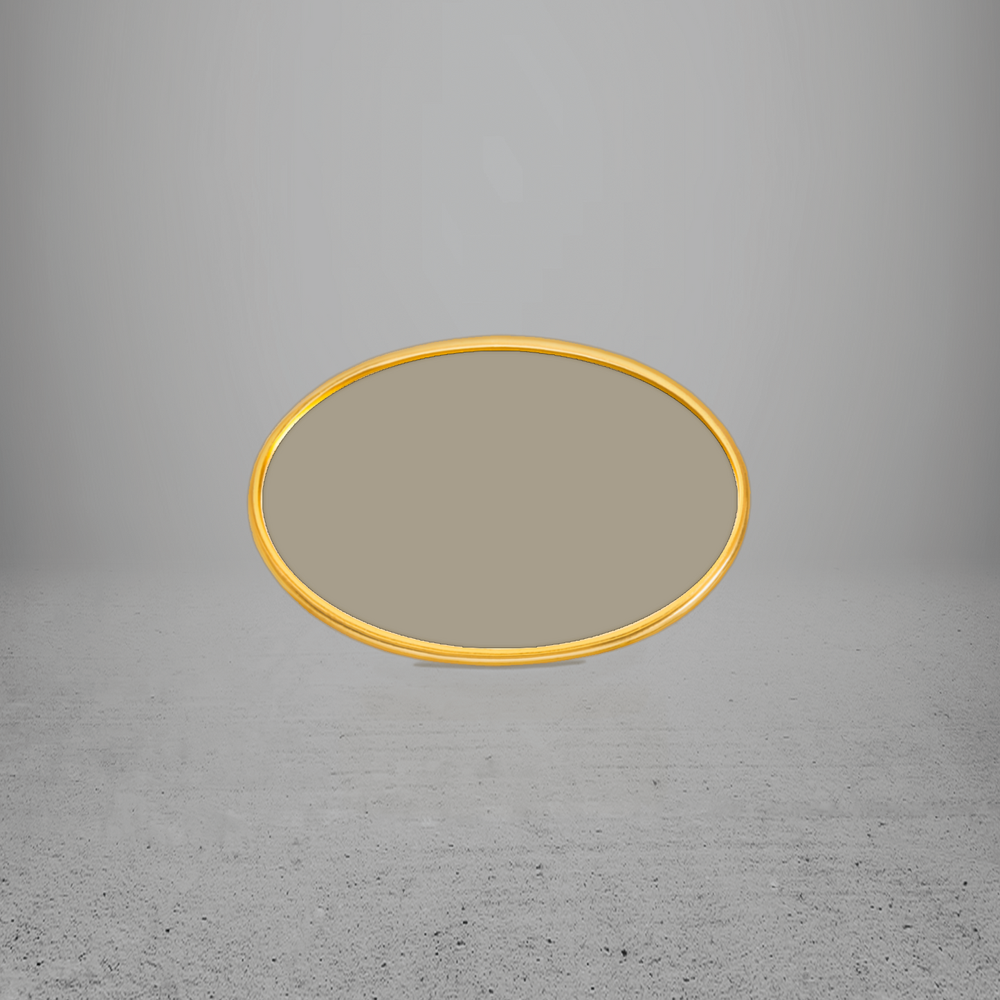FRAME/INSERT Metal 57 Oval Blank
