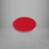 FRAME/INSERT Metal 57 Oval Blank