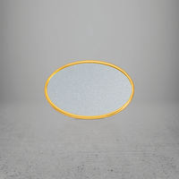 FRAME/INSERT Metal 57 Oval Blank