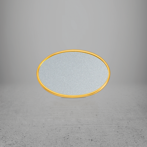FRAME/INSERT Metal 57 Oval Blank