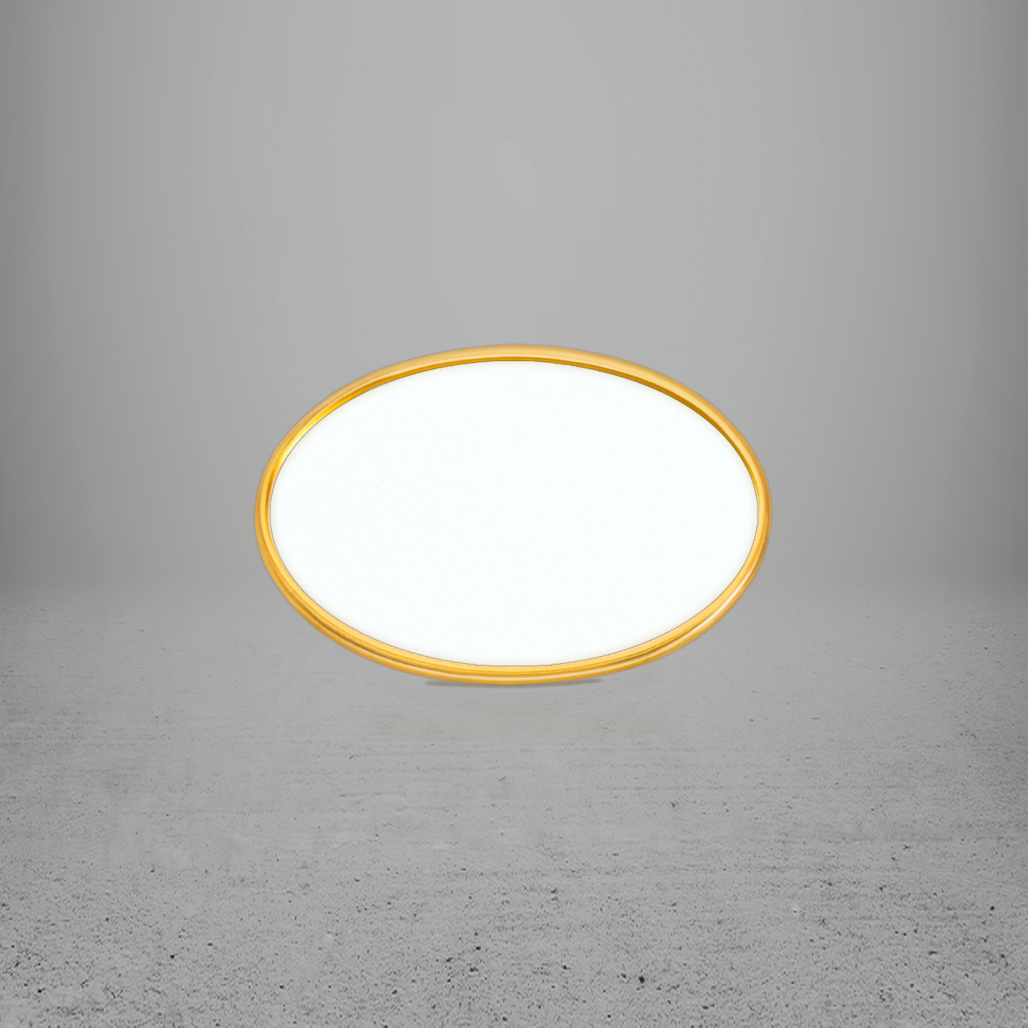 FRAME/INSERT Metal 57 Oval Blank