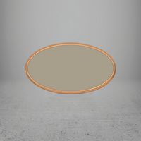 FRAME/INSERT Metal 59 Oval Blank