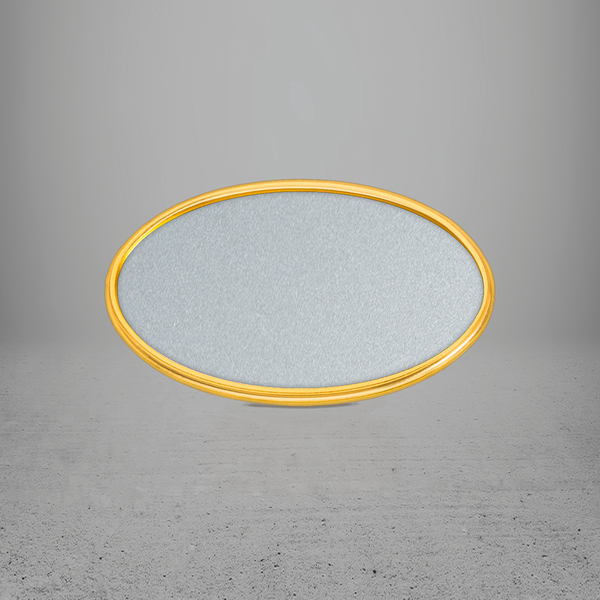 FRAME/INSERT Metal 59 Oval Blank