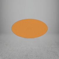 INSERT Plastic 59 Oval Blank