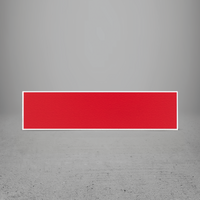 Plastic 5D Rectangular Badge