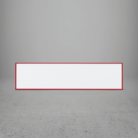 Plastic 5D Rectangular Badge