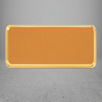 Frame/Insert Metal 93 Rectangular