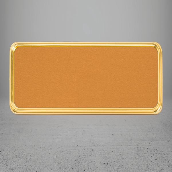 Frame/Insert Metal 93 Rectangular
