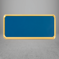 Frame/Insert Metal 93 Rectangular