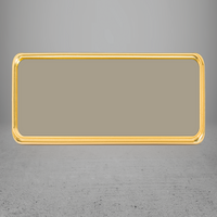 Frame/Insert Metal 93 Rectangular