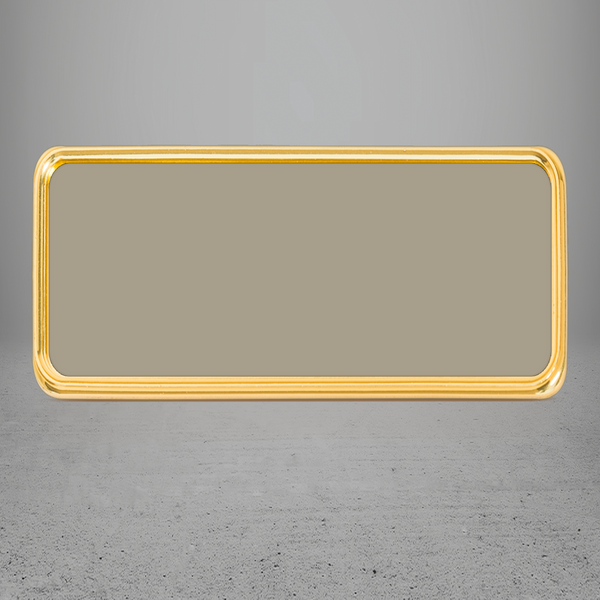Frame/Insert Metal 93 Rectangular