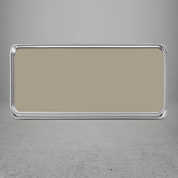 Frame/Insert Metal 93 Rectangular