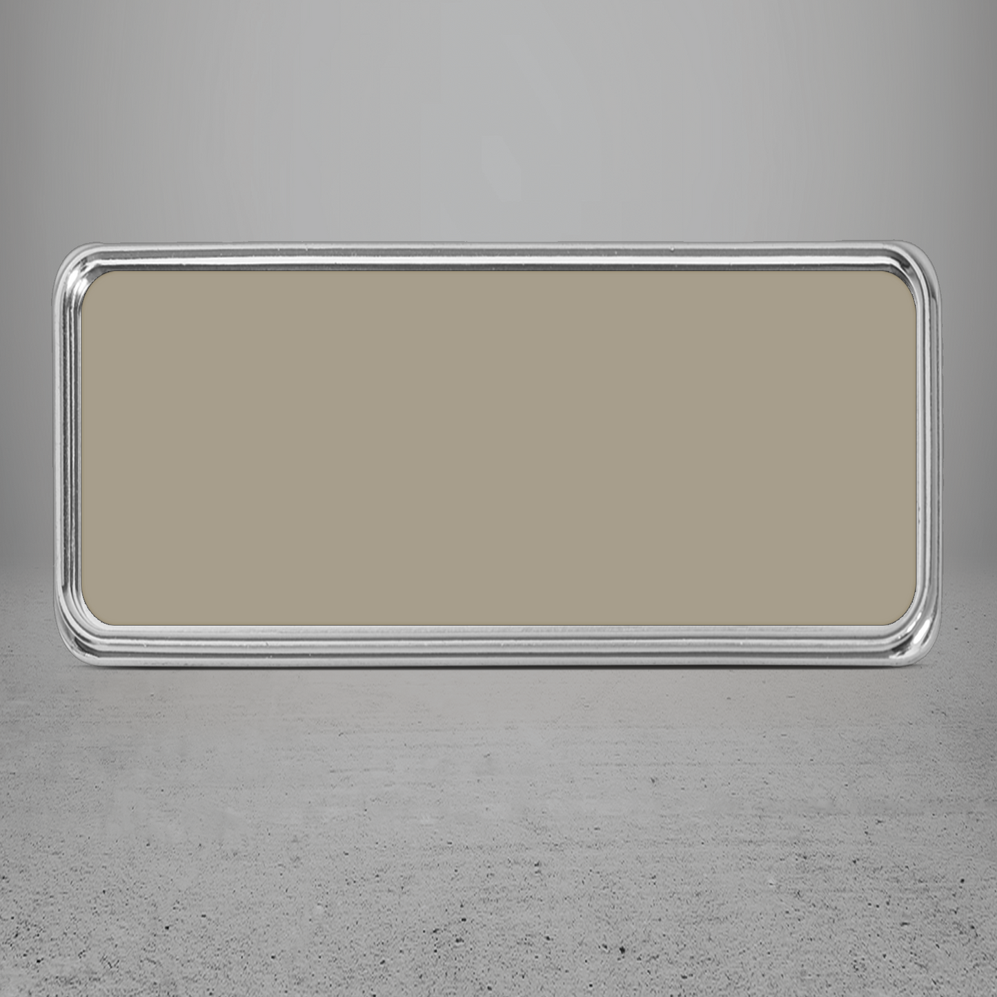 Frame/Insert Metal 93 Rectangular