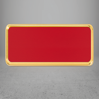Frame/Insert Metal 93 Rectangular
