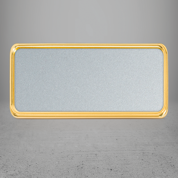 Frame/Insert Metal 93 Rectangular