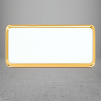 Frame/Insert Metal 93 Rectangular