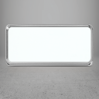 Frame/Insert Metal 93 Rectangular