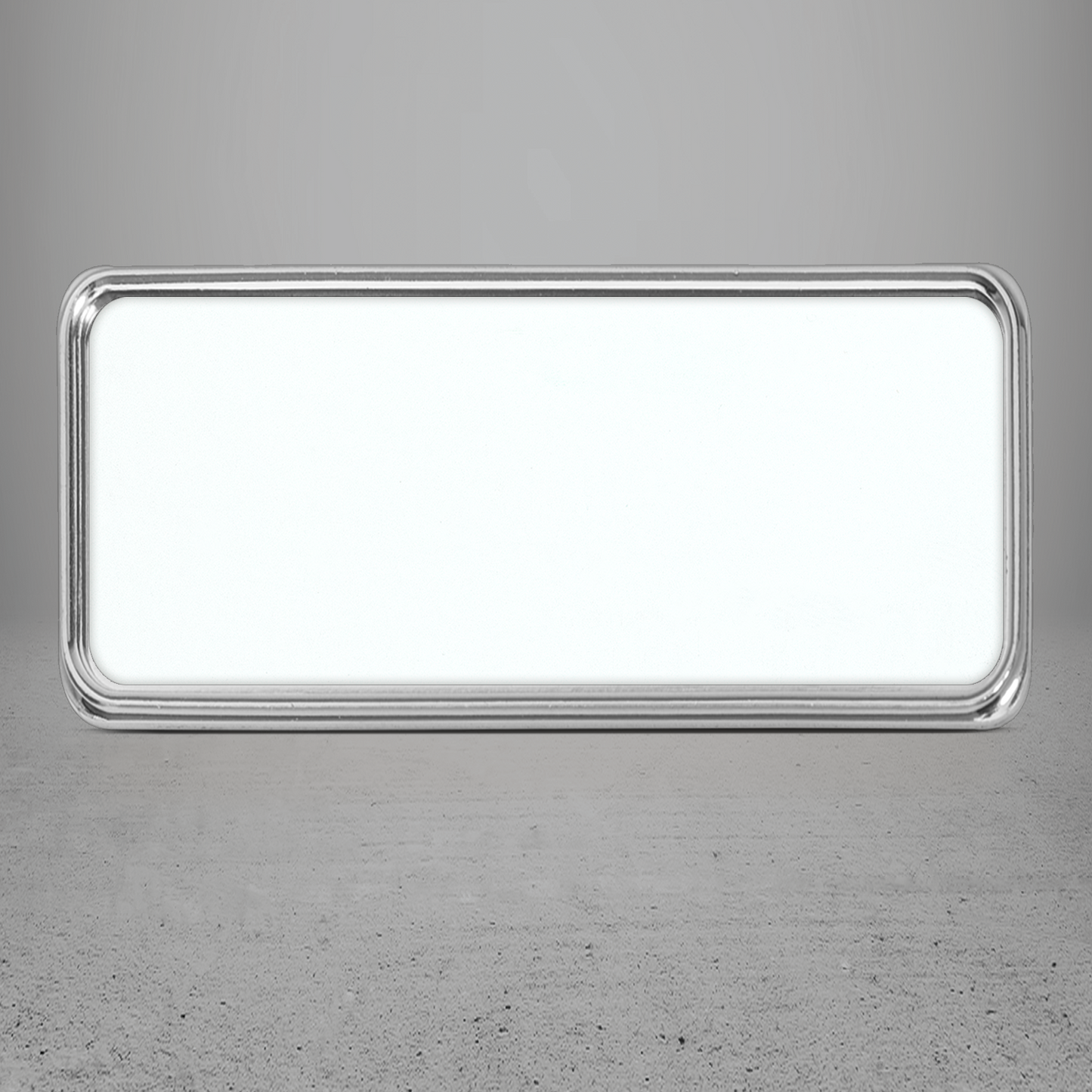 Frame/Insert Metal 93 Rectangular