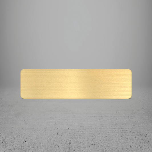 Plastic L5 Rectangular Badge