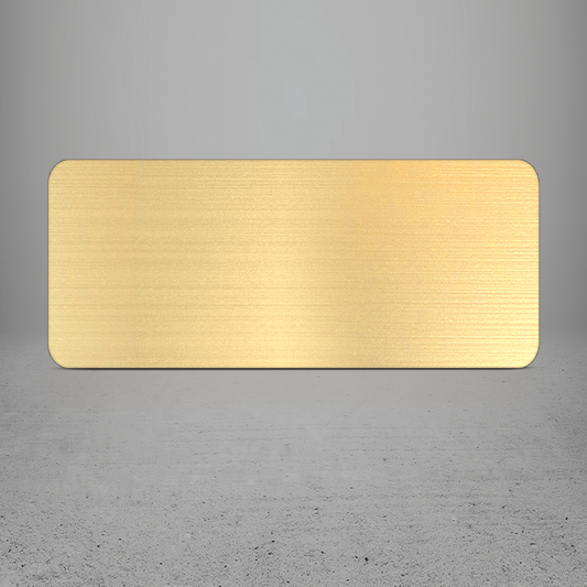 Plastic L7 Rectangular Badge